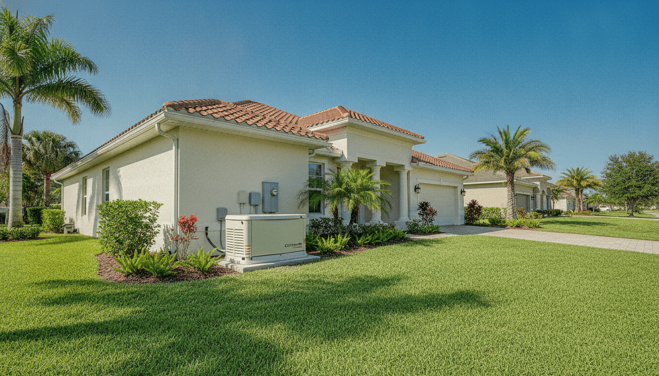 Generator Sizing and Installation for Florida Homes: What to Buy Before the Next Outage